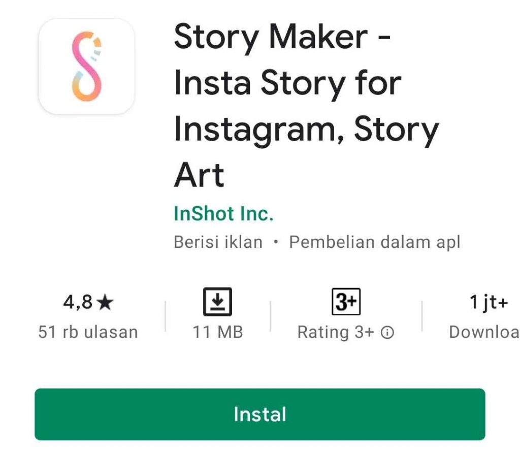 Aplikasi Pembuat Story